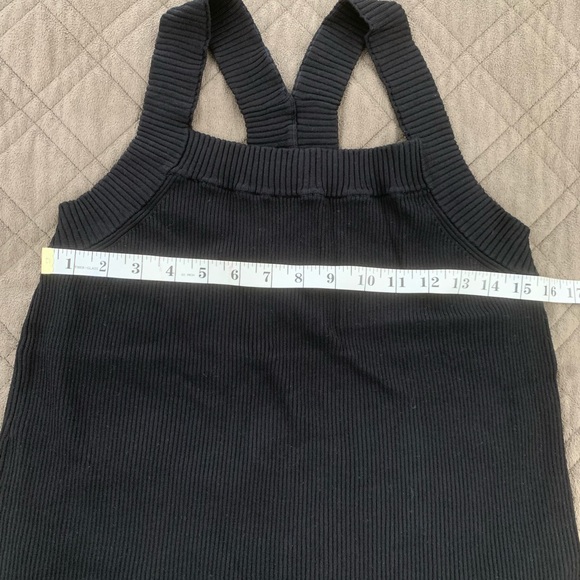 H & M Black NWT Rib Knit Top size L - Picture 10 of 14